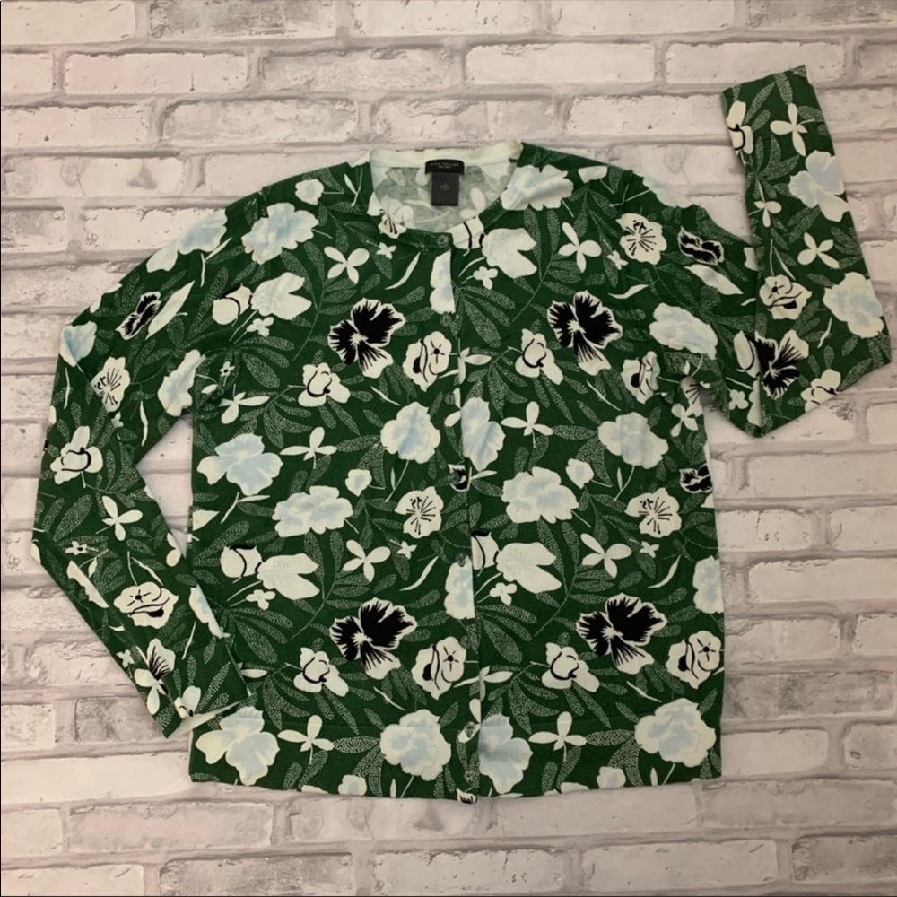 Ann Taylor Factory Cardigan Sz Large